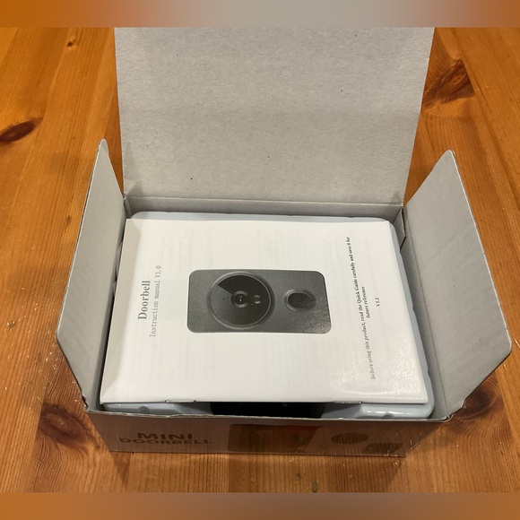 MINI DOORBELL CAMERA SYSTEM NEW HD WIFI SPEAKER NIGHT VISION GRAY CAPTURE IMAGES - Picture 5 of 8